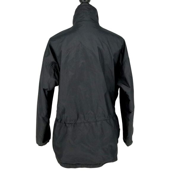 Columbia Jacket Womens Large Black Nylon Softshell Fleece Lined Full Zip Pockets - Picture 2 of 16